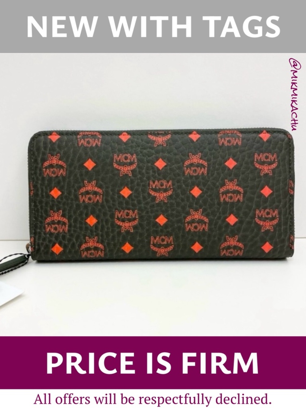 MCM Zip Around Wallet